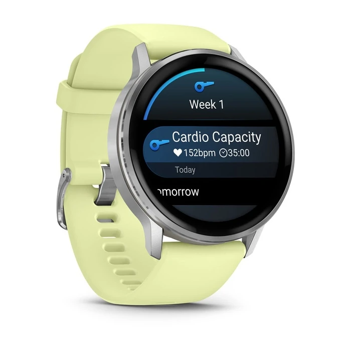 Smartwatch Garmin Venu 010-03014-02 / sport watch (1.4") AMOLED 45 mm Digital 454 x 454 Silver Wi-Fi GPS