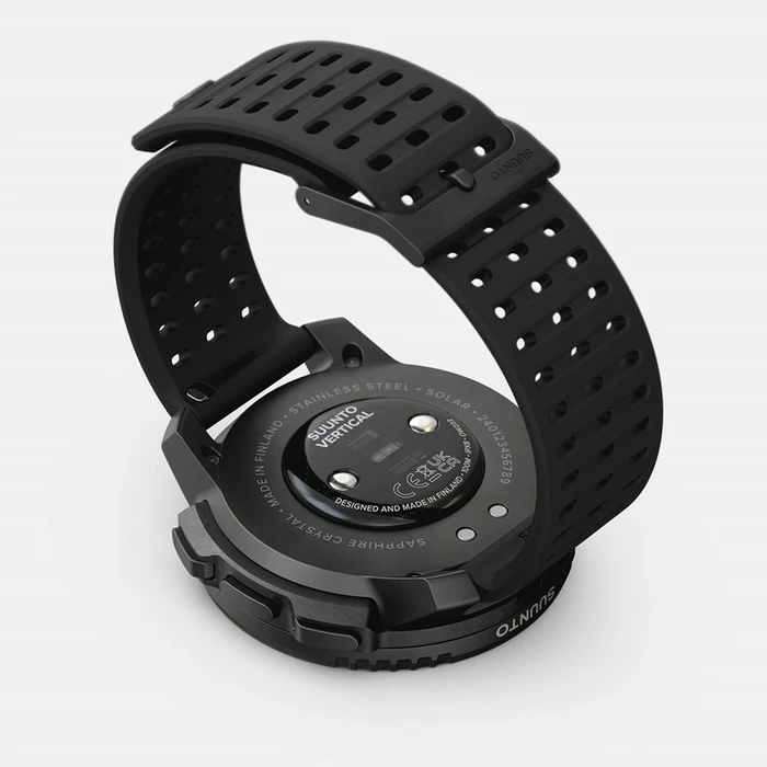 Smartwatch Suunto Vertical Steel Solar All Black solar-powered sports