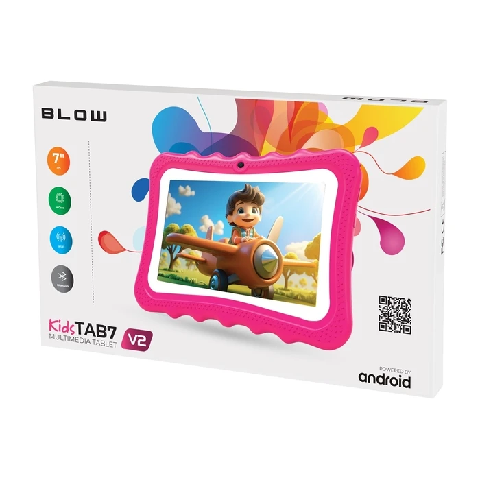 Tablet KidsTAB7 V2 Blow 4/32GB pink etui 2MP