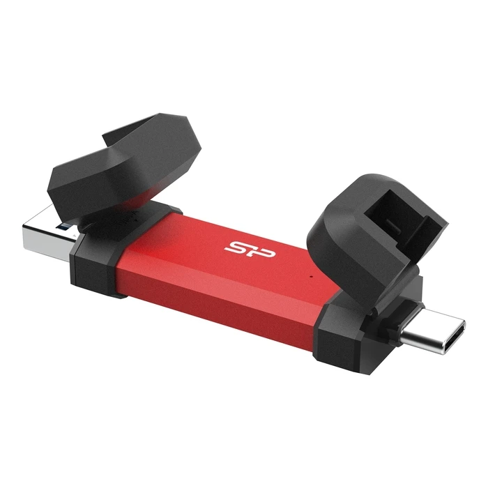 USB Stick 1TB Silicon Power DS72 Type-A / USB Type-C 3.2 Gen 2 (3.1 Gen 2) Red