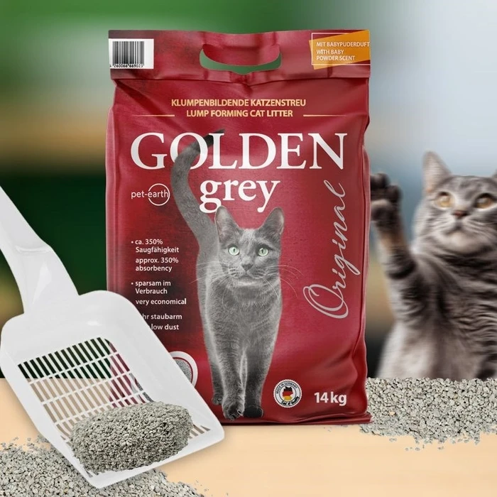 Άμμος Γάτας Golden Grey Original - bentonite litter - 7kg
