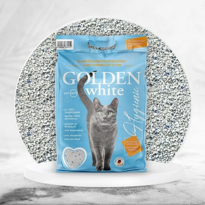Άμμος Γάτας Golden White Hygienic - bentonite litter - 14kg