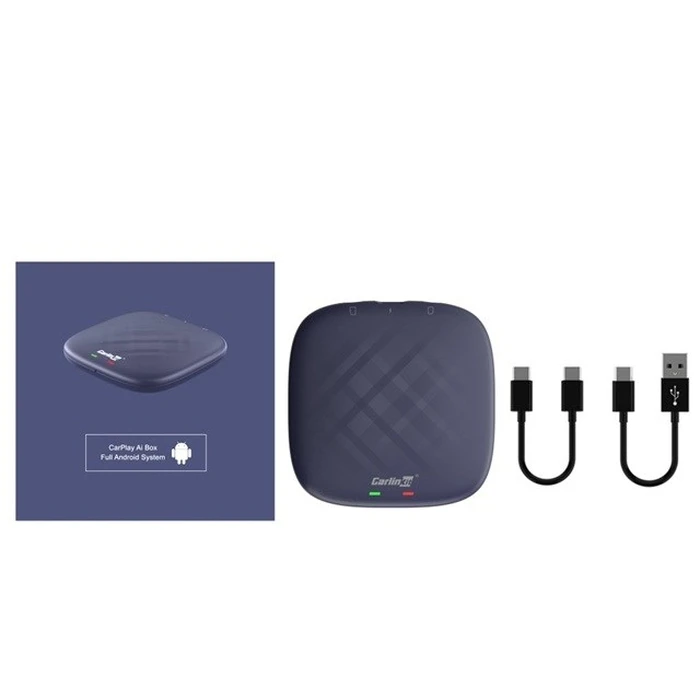 Αντάπτορας Αυτοκινήτου Carlinkit Wireless AI Box with Android 13 - 8GB+128GB for original car radios with CarPlay Blue