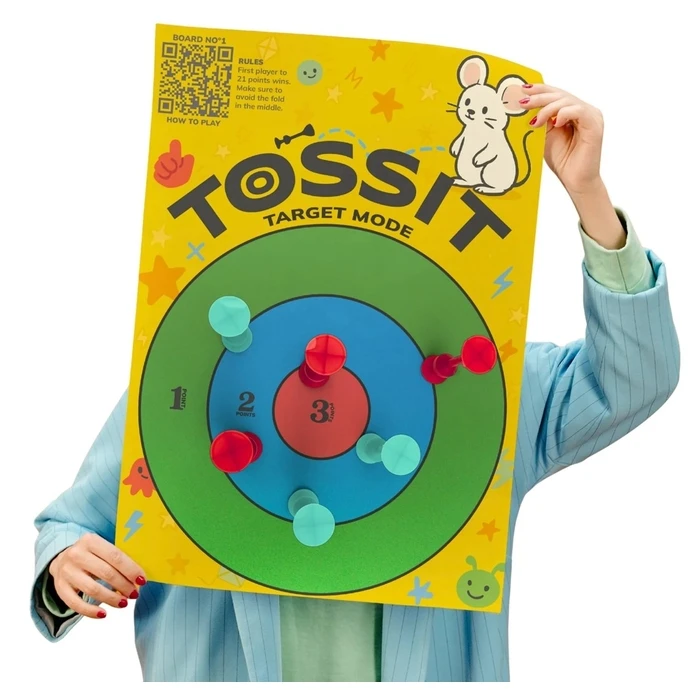 Αξεσουάρ Επιτραπέζιων Παιχνιδιών Tossit target board – Target & Tic-Tac-Toe