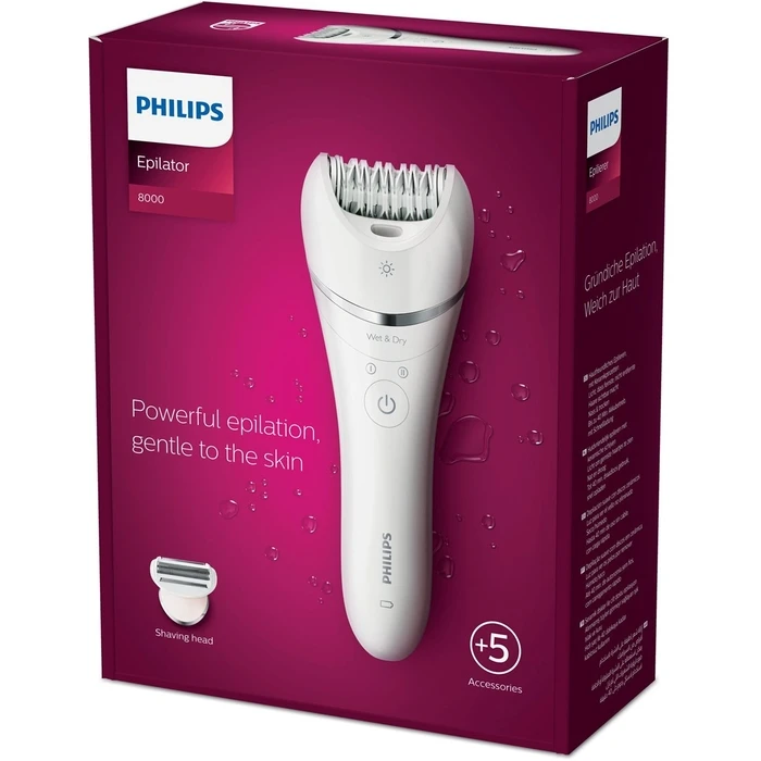 Αποτριχωτική Μηχανή Philips BRE710/00 epilator White