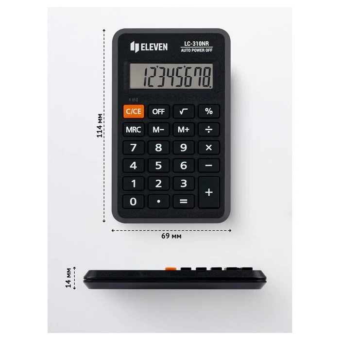 Αριθμομηχανή Eleven LC-310NR pocket calculator