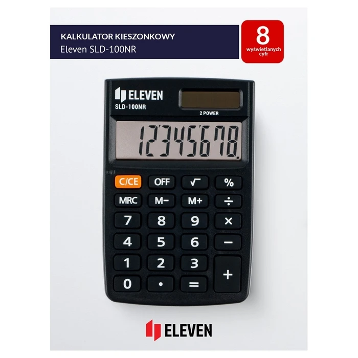 Αριθμομηχανή Eleven SLD-100NR pocket calculator
