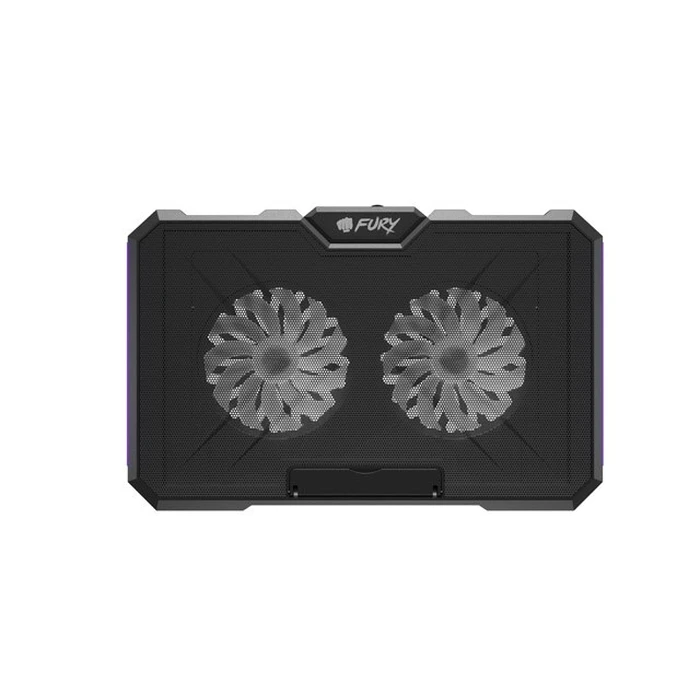 Βάση Laptop Fury GUNBAI G3 Cooling Pad 14.1–17.3" with 2 Fans, RGB Lighting, 2× USB