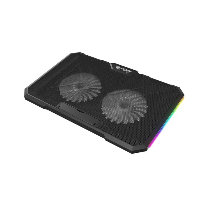 Βάση Laptop Fury GUNBAI G3 Cooling Pad 14.1–17.3" with 2 Fans, RGB Lighting, 2× USB