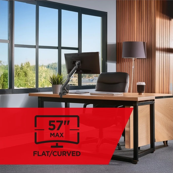 Βάση Monitor Maclean MC-968 Double Arm with Gas Spring 17-57" 27 kg Max VESA 200x200