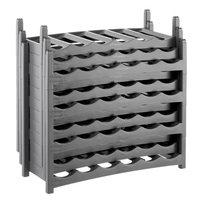 Βάση για Μπουκάλια Rotho Vario Wine Rack Anthracite - Stand for 6 Bottles