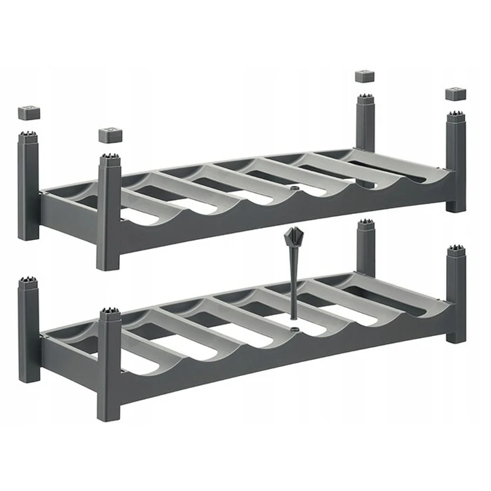 Βάση για Μπουκάλια Rotho Vario Wine Rack Anthracite - Stand for 6 Bottles