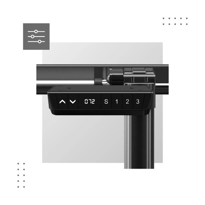 Βάση Γραφείου Xeno 4.1 Black Electric Base