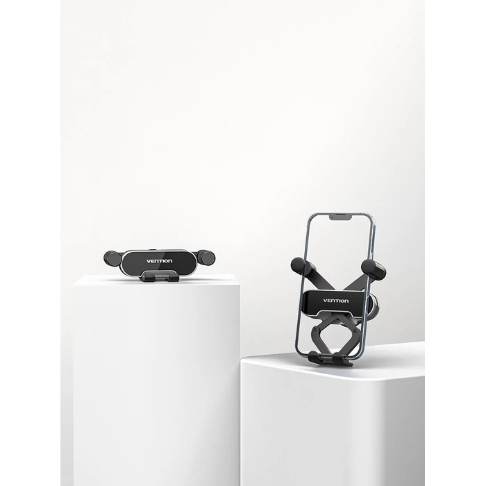 Βάση Κινητών Αυτοκινήτου Vention Auto-Clamping with Duckbill Clip Gray Crossbar Type