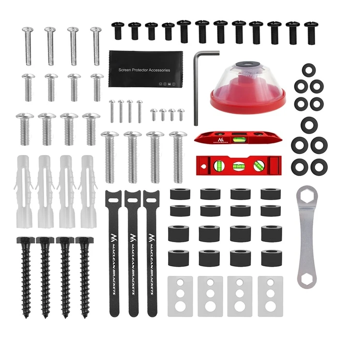 Βάση Τηλεόρασης Maclean, max VESA 600x400, 32-85", 60kg, horizontal and vertical, profile 65-390mm, Black, MC-789