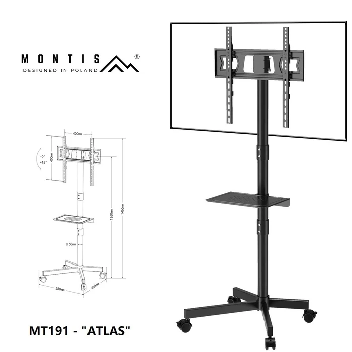Βάση Τηλεόρασης Montis Mobilny - MT191 ATLAS 152.4cm (60")