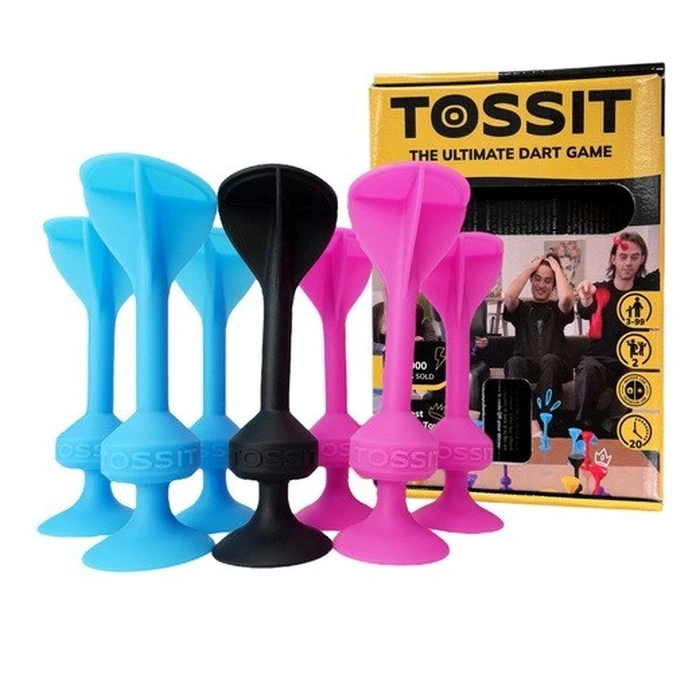 Βελάκια Dart game with silicone suction cups Tossit Starter Set – Blue and pink
