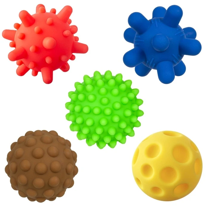 Βρεφικό Παιχνίδι Sensory balls without holes Tullo 5 pcs