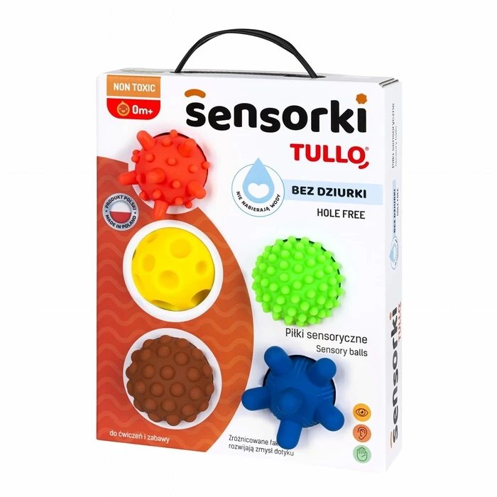 Βρεφικό Παιχνίδι Sensory balls without holes Tullo 5 pcs
