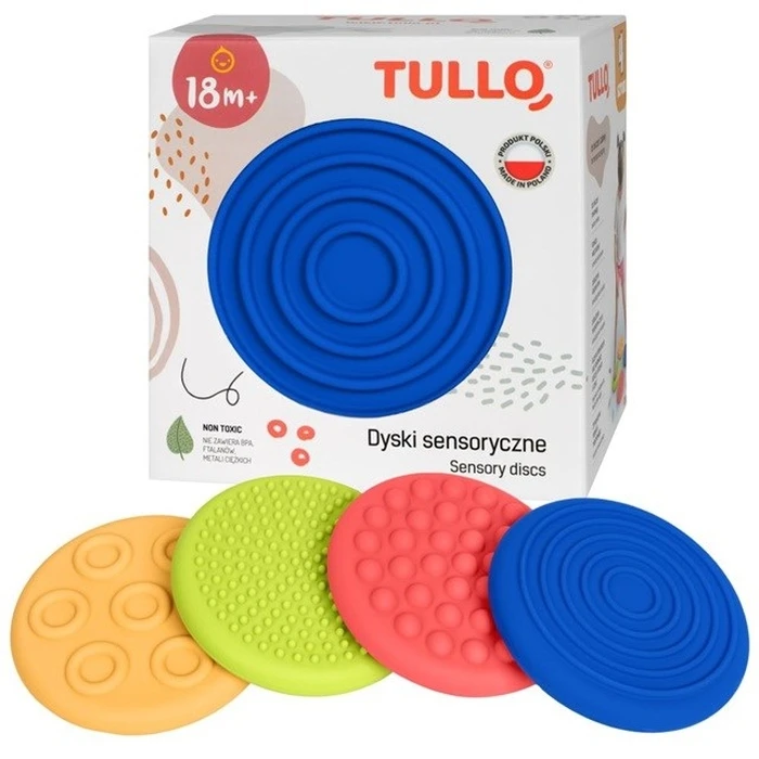 Βρεφικό Παιχνίδι Tullo Sensory discs 4 pcs.