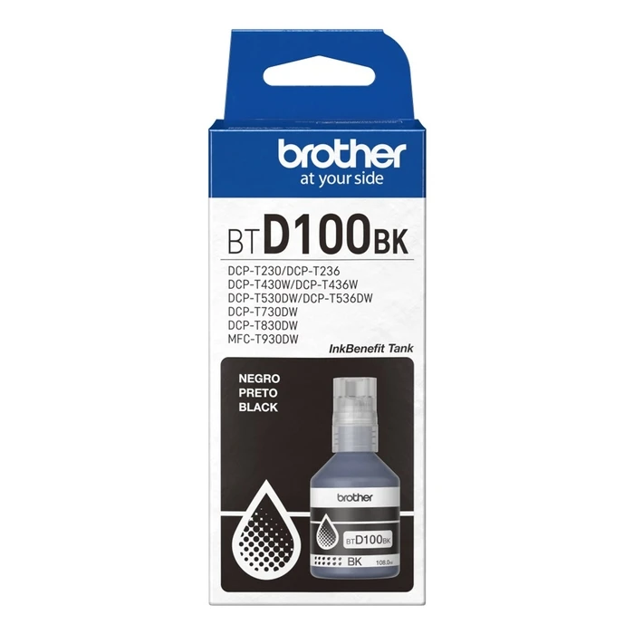Γνήσιο Μελάνι Brother BTD100BK printer refill Original