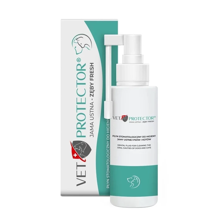 Είδη Στοματικής Υγιεινής Σκύλου JM Sante Vet Protector Fresh - dental solution for oral hygiene for dogs and cats – 100 ml