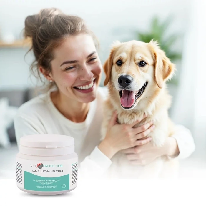 Είδη Στοματικής Υγιεινής Σκύλου JM Sante Vet Protector Oral cavity - powder for oral hygiene of dog and cat – 60g