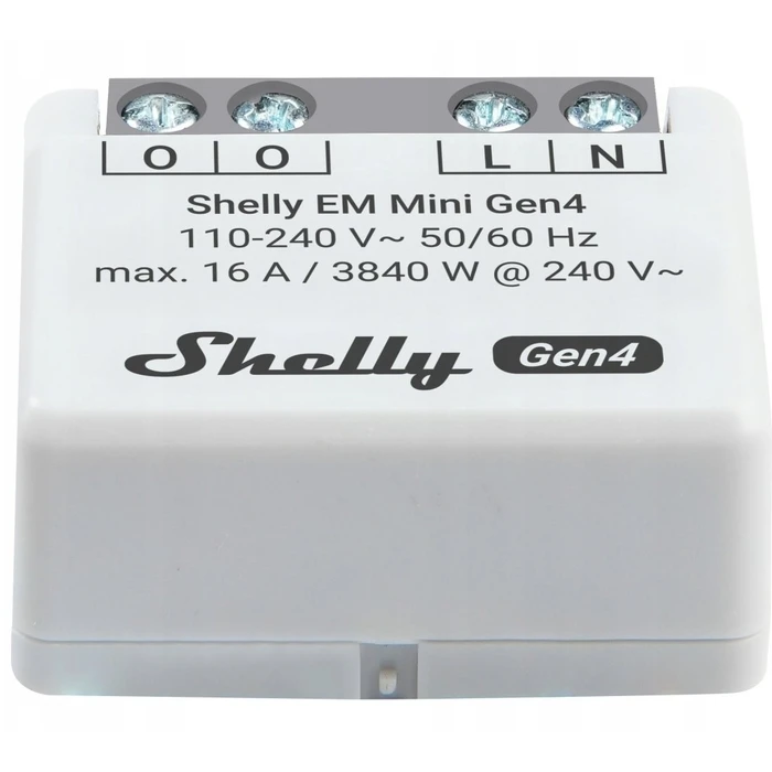 Ενδιάμεσος Διακόπτης Shelly EM Mini Gen4 WiFi smart energy consumption monitor