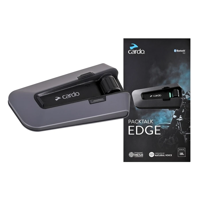 Ενδοεπικοινωνία Μηχανής Cardo PT200001 motorcycle intercom 2 channels 1600 m Black