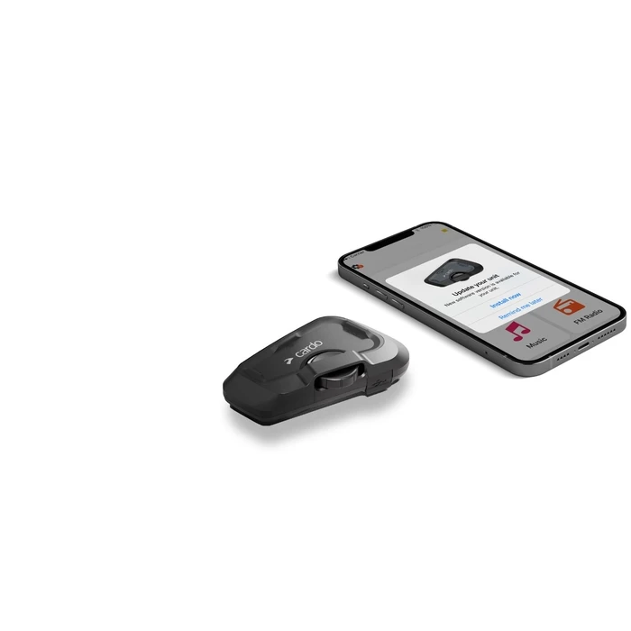 Ενδοεπικοινωνία Μηχανής Cardo Spirit HD Duo motorcycle intercom 2 channels 600 m Black