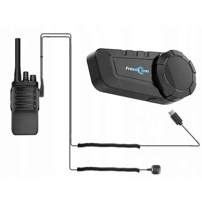 Ενδοεπικοινωνία Μηχανής FreedConn KY-PRO SINGLE motorcycle intercom Black