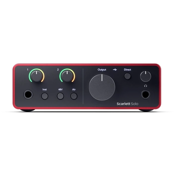 Επαγγελματική Κάρτα Ήχου Focusrite Scarlett Solo 4th Gen - 2-channel audio interface