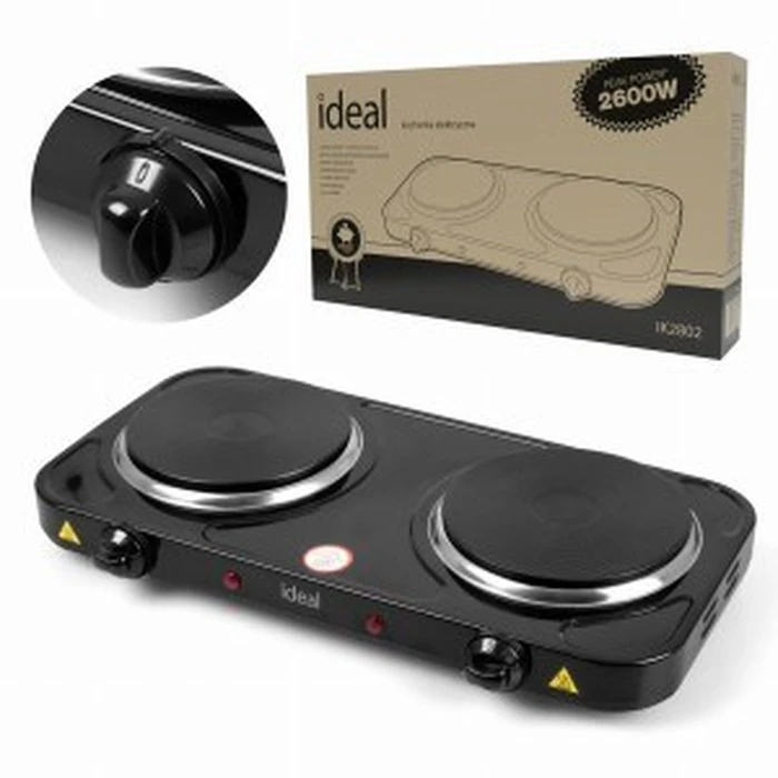 Επιτραπέζια Εστία Ideal 2-plate electric cooker, max power 2600 W
