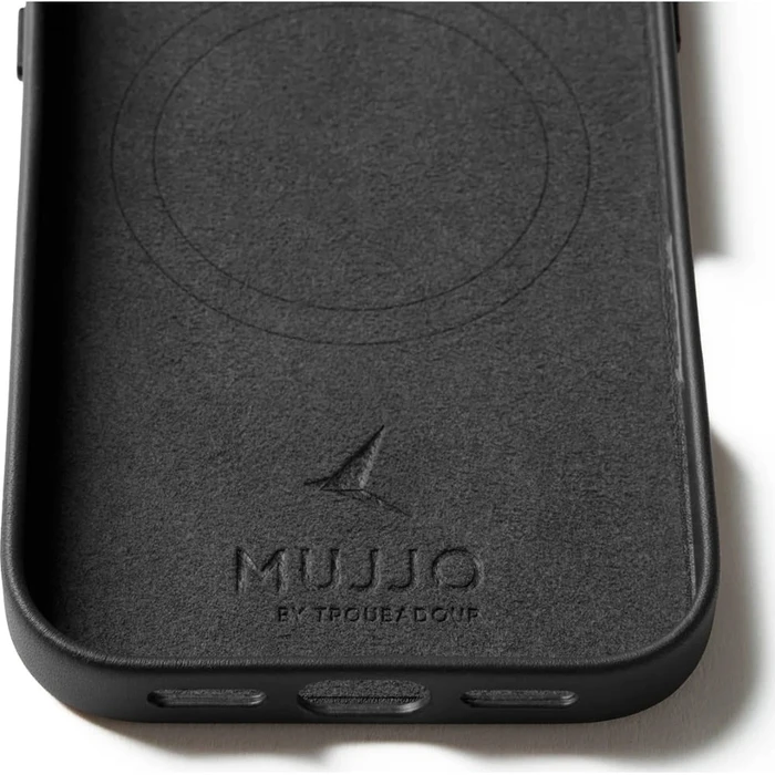 Θήκη Κινητού Mujjo Full Leather Case MagSafe Case for iPhone 17 Black