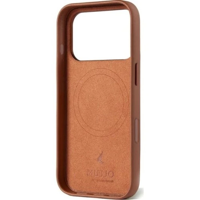 Θήκη Κινητού Mujjo Full Leather Case MagSafe Case for iPhone 17 Pro Brown