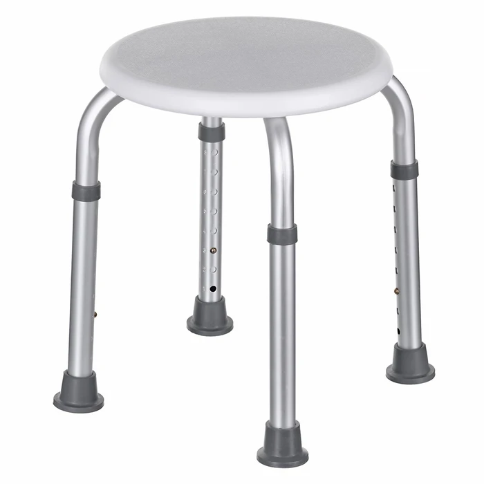 Κάθισμα Μπάνιου Round aluminium shower stool