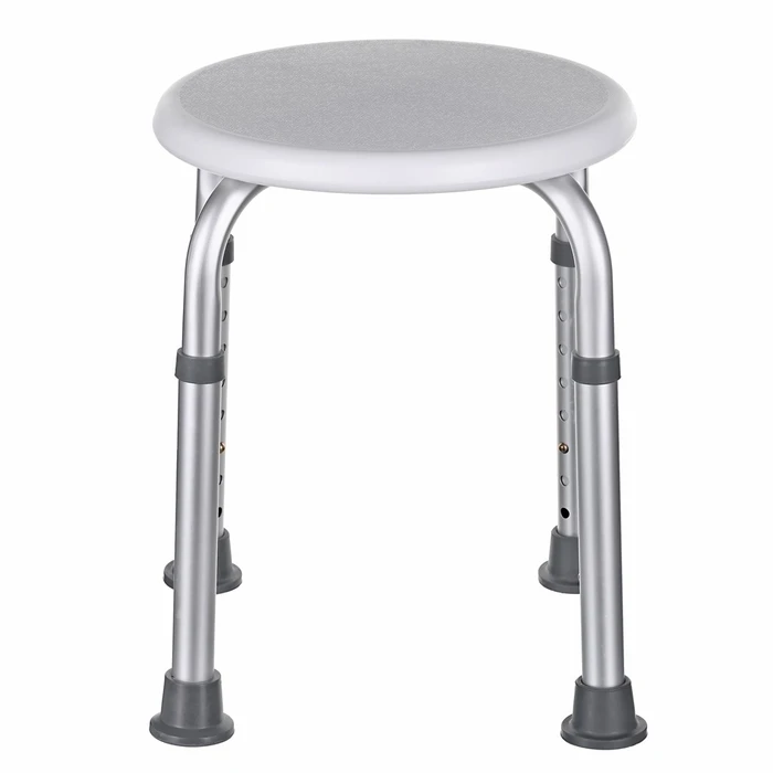 Κάθισμα Μπάνιου Round aluminium shower stool