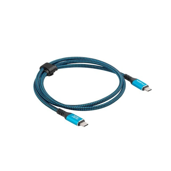 Καλώδιο Lanberg CA-CMCM-44CU-0005-BK USB USB4 Gen 2x2 0.5 m USB C Black, Blue