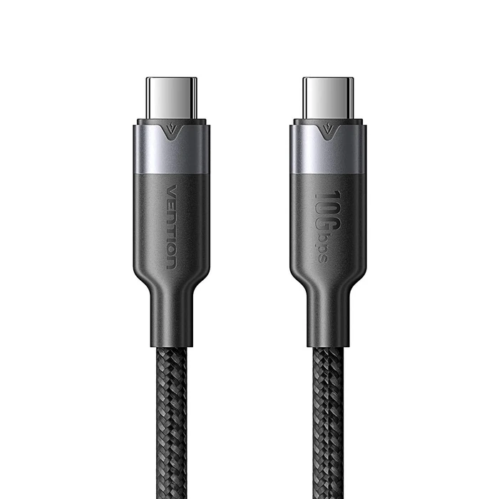 Καλώδιο Vention USB 3.2 5A 10Gbps 1m BK USB-C to C