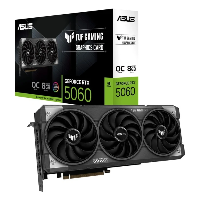 Κάρτα Γραφικών Asus TUF Gaming TUF-RTX5060-O8G-GAMING NVIDIA GeForce RTX 5060 8GB GDDR7