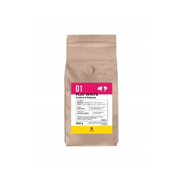 Καφές 8Grams Flat White Arabica, Robusta roasted beans, 1 kg