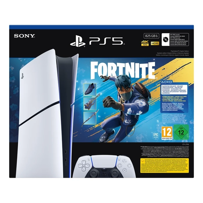 Κονσόλα Sony PlayStation 5 Slim Console + Fortnite Blooming Chaos