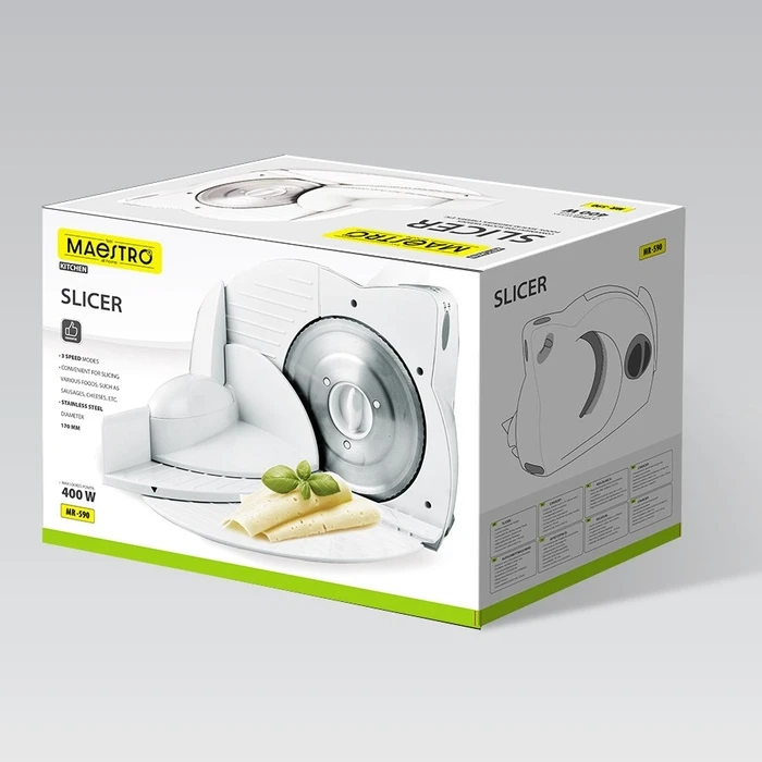 Κόπτης Μαγειρικής Maestro MR-590 Slicer White