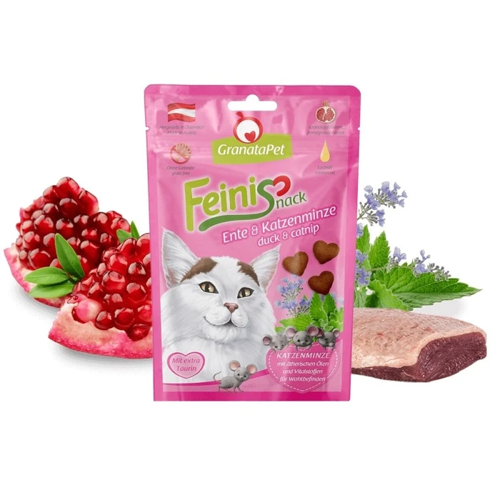 Λιχουδιές/Σνακ Γάτας Granata Pet FeiniSnack Duck and catnip 50g