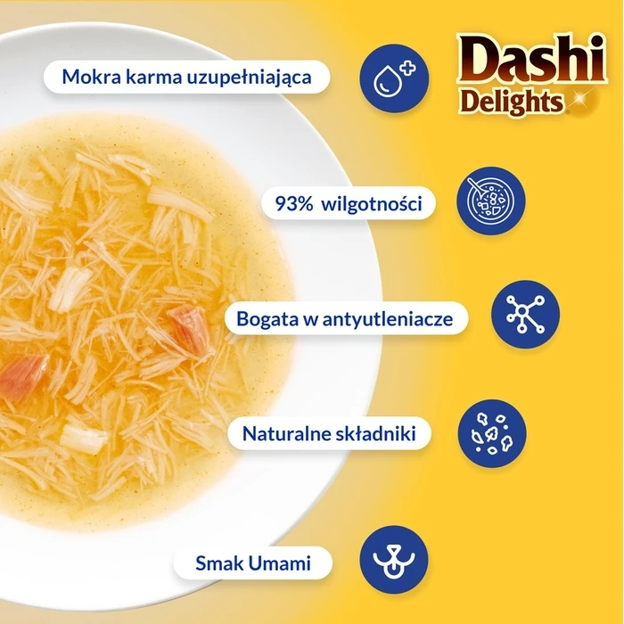 Λιχουδιές/Σνακ Γάτας Inaba CAT Dashi Delights Silky Broth Chicken with Tuna & Salmon - cat treat - 40g