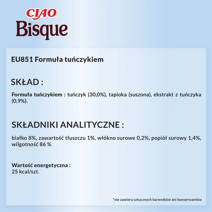 Λιχουδιές/Σνακ Γάτας Inaba Ciao Bisque Tuna 40g