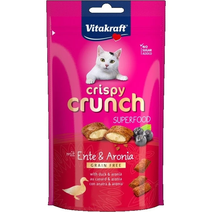 Λιχουδιές/Σνακ Γάτας Vitakraft Crispy Crunch Duck with chokeberry 60g