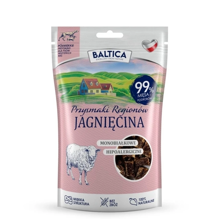 Λιχουδιές/Σνακ Σκύλων Baltica Przysmaki regionów Monoprotein Lamb 80g