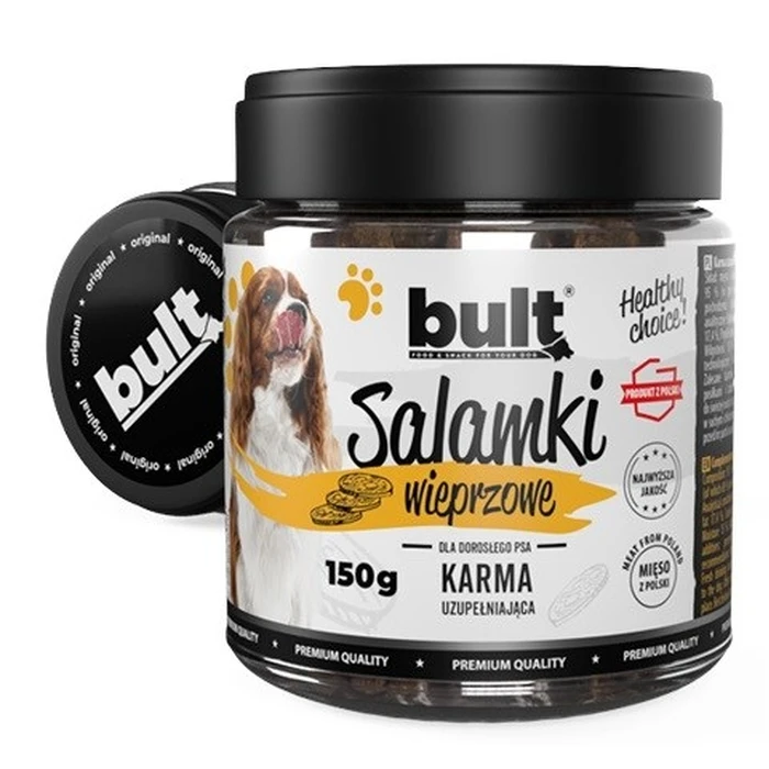 Λιχουδιές/Σνακ Σκύλων Bult Pork salametti 150g