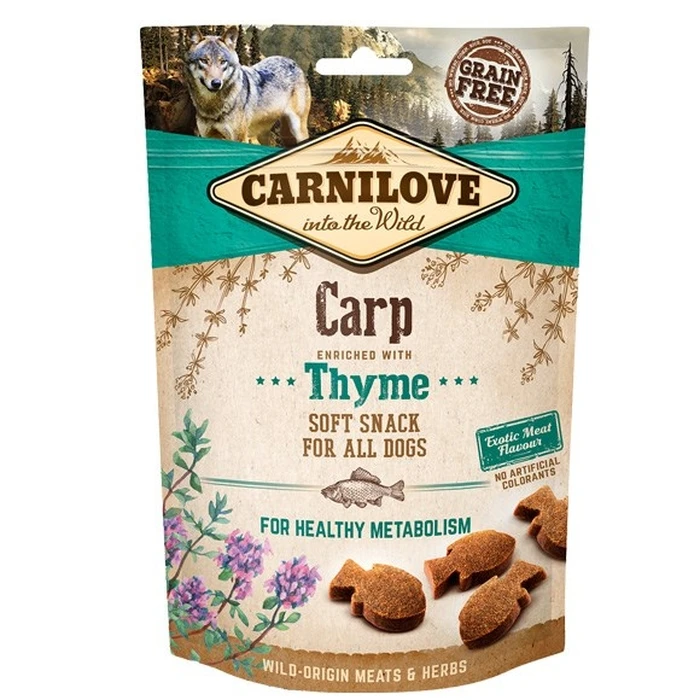 Λιχουδιές/Σνακ Σκύλων Carnilove Soft Carp+Thyme dog treat - 200 g